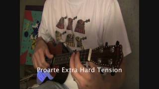 Ukulele Strings Comparison - Aquila Nylgut vs. Pro-Arte Extra-Hard Tension Guitar Strings