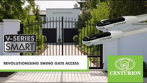 V-SERIES SMART: The First SMART SWING GATE solution