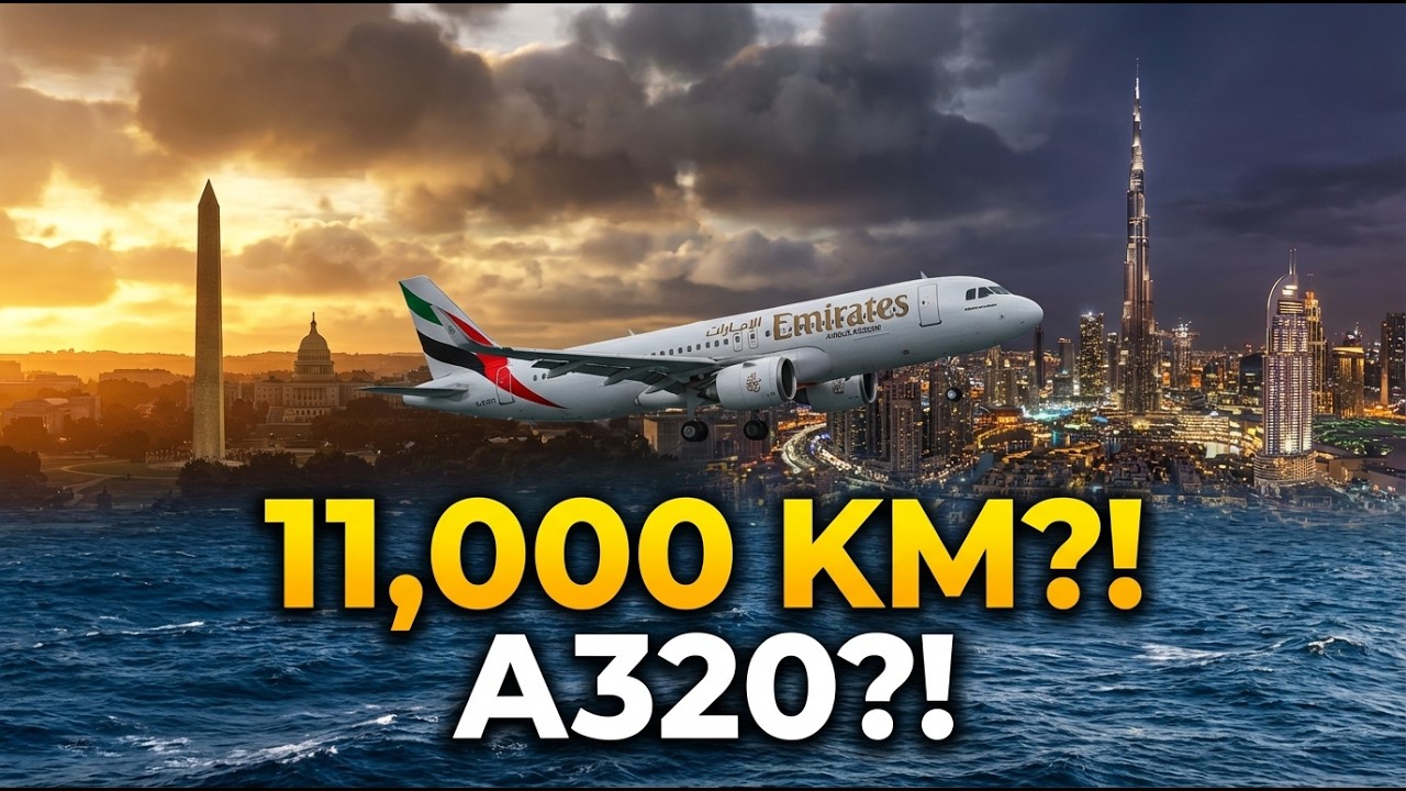 A320 Across the Atlantic?! Washington to Dubai | MSFS