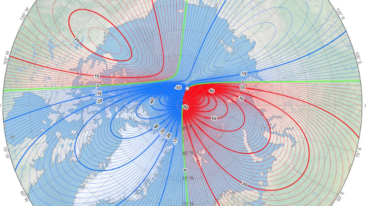 Earth’s Magnetic North Pole is moving towards Russia at mysterious ...