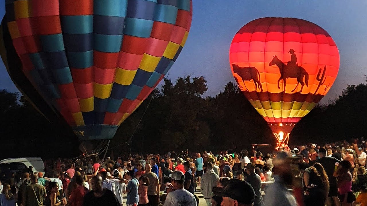 Firelake Fireflight Balloon Festival 2022 Oklahoma YouTube