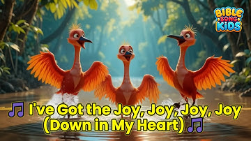 Thumbnail of 🎶 I've Got the Joy Joy Joy Joy (Down in My Heart) | Fun Bible Song 🦜