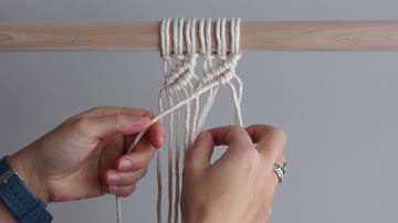Macrame For Beginners - 28 Days of Knots! Day 16: Leaf Pattern