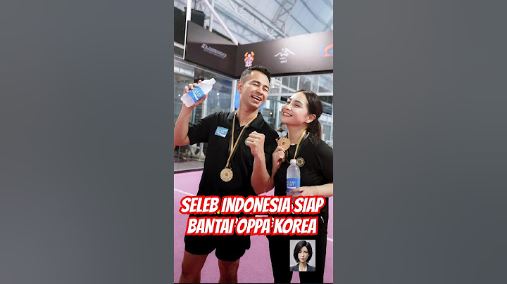 Seleb Indonesia vs seleb Korea dalam acara lagi-lagi Tenis Raffi Ahmad
