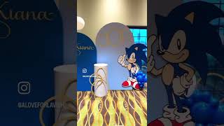Sonic Birthday | Backdrop Set Up