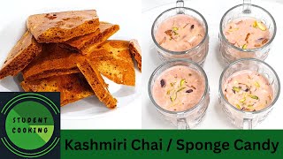 Kashmiri Chai |Pink Tea |Gulabi Chai | Homemade Sponge Candy | How To Make Honeycomb | toffee recipe