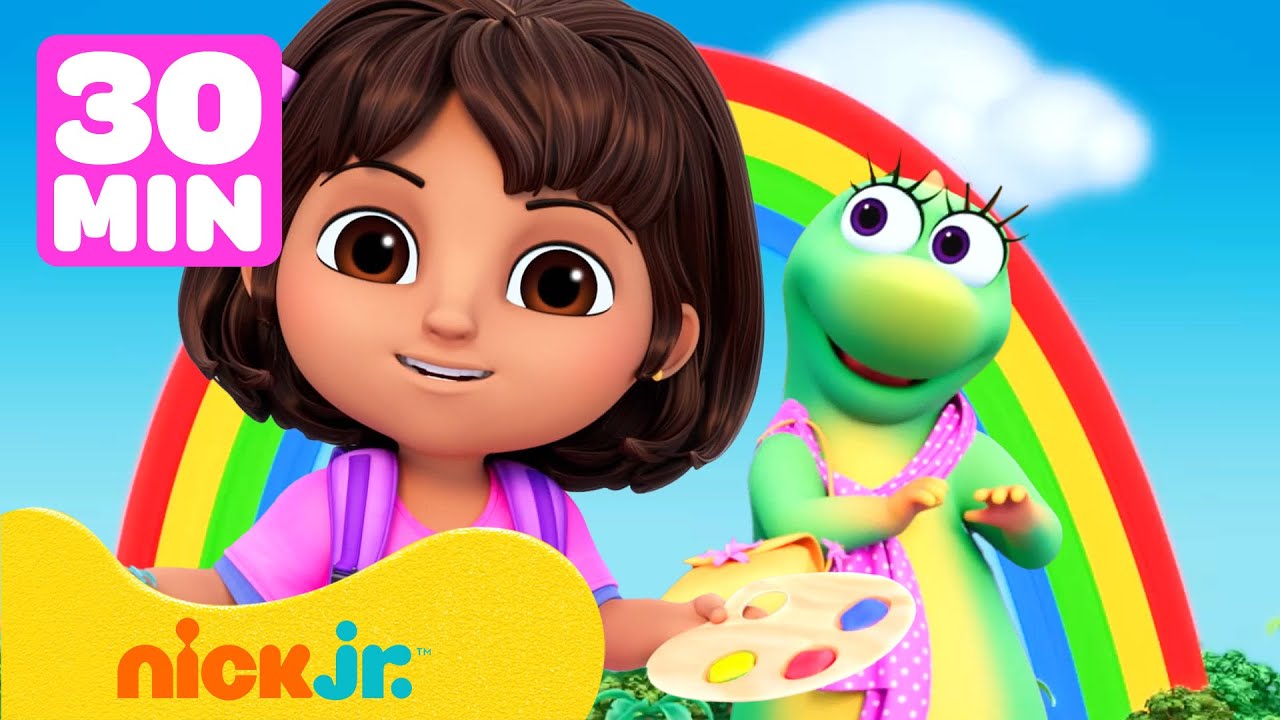 Dora | Dora e Isa trovano i colori dell'arcobaleno!  | Nick Jr. Italia
