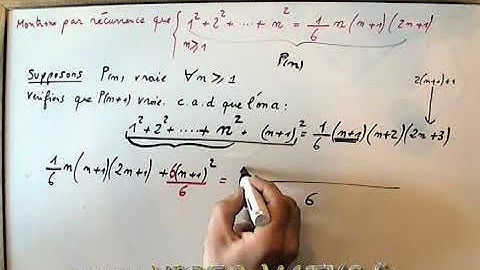 Raisonnement par récurrence  sur une somme. Maths TS