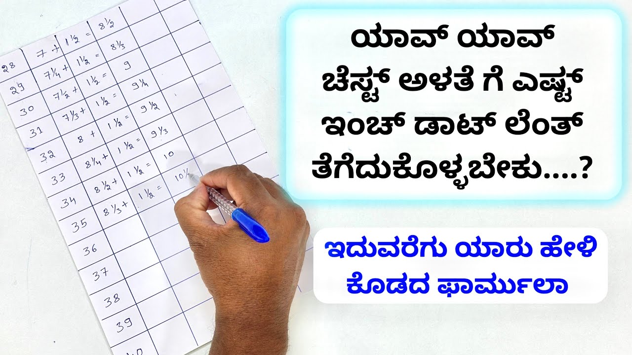 ಬ್ಲೌಸ್ ನಲ್ಲಿ ಸೆಂಟರ್ ಡಾಟ್ ಲೆಂತ್ ಕರೆಕ್ಟ್ ಆಗಿ ತೆಗೆದುಕೊಂಡರೆ ಫಿಟ್ಟಿಂಗ್ ಪರ್ಫೆಕ್ಟ್ ಬರುತ್ತೆ ||
