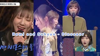 Pov Rami (BABY MONSTER) and Suhyun (AKMU) Duet sing Dinosaur together