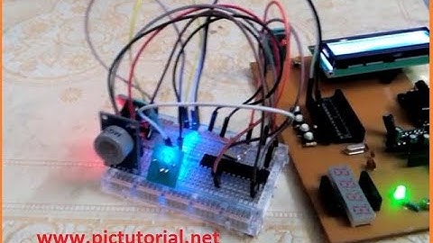 LPG Gas Leakage Detector using MQ 9  Gas Sensor and pic18f2550 Microcontroller