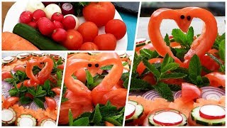 Hướng dẫn cắt tỉa cơ bản từ Cà chua | Super Salad Decoration Ideas