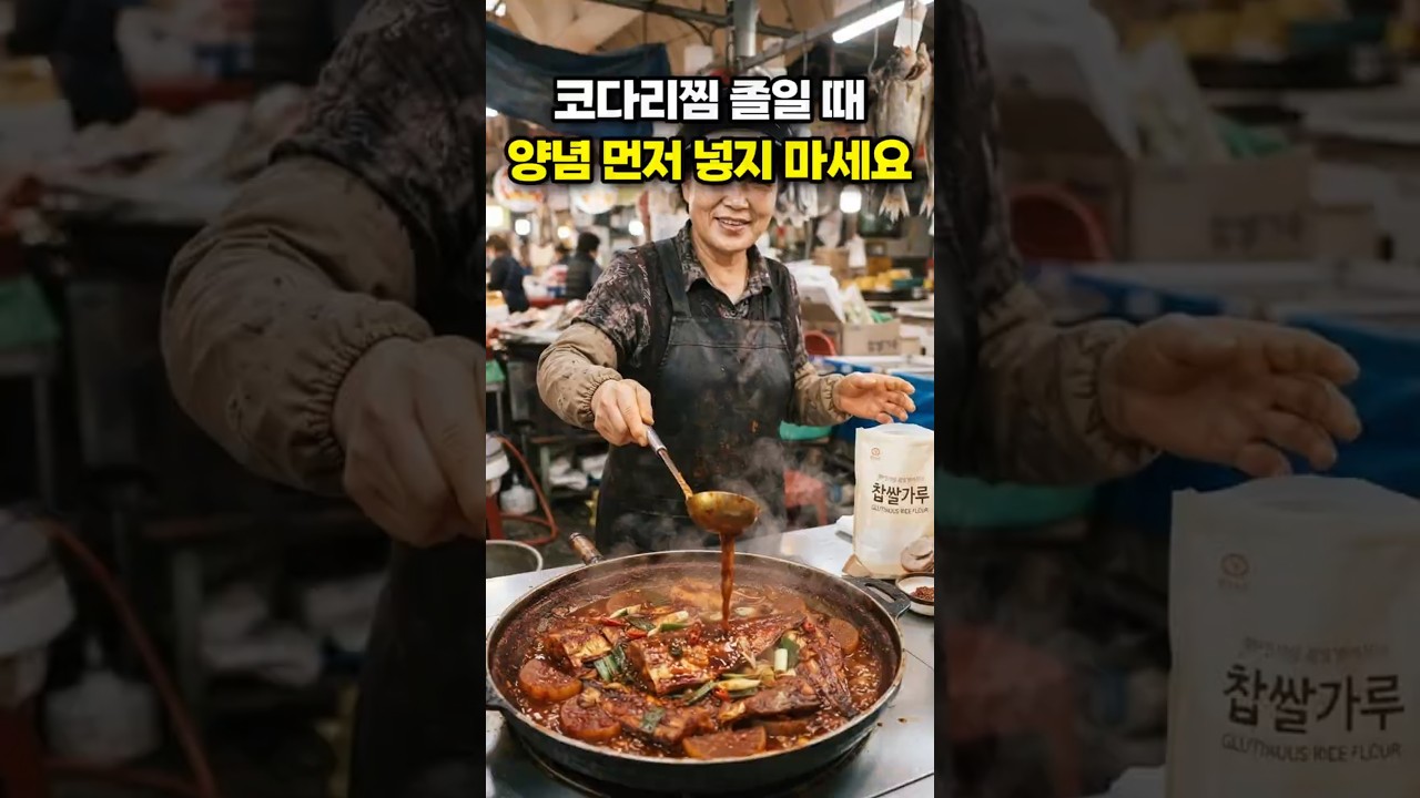 살 안 부서지고 양념 착 붙는 코다리찜 황금레시피