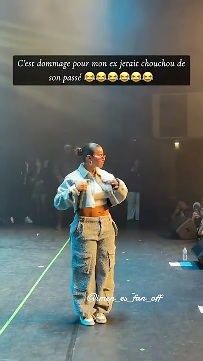 Imen ES qui préforme « Petit génie » en live !