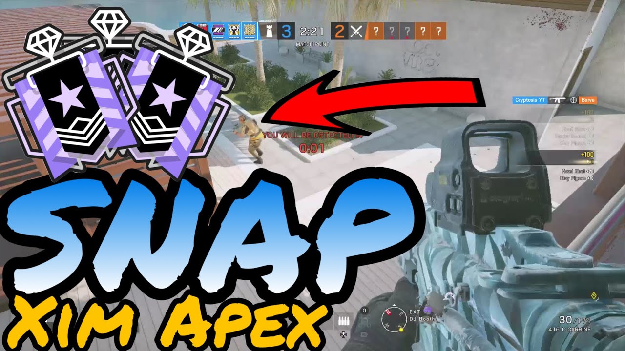 Snappy R6 Settings βSnapβ || Best Rainbow Six Siege (Xim Apex) Diamond Settings & Sens ...