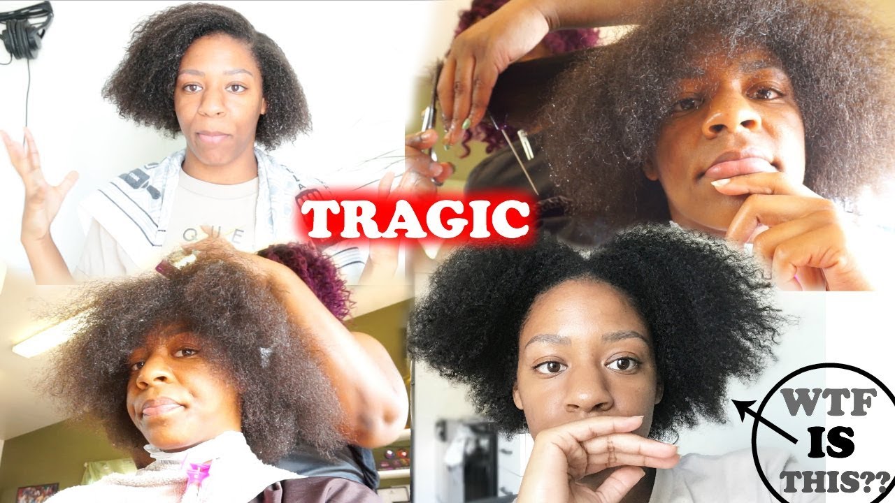 NATURAL HAIR HORROR CUT Stylist BUTCHERED MY HAIR She NATURAL HAIR HORROR CUT Stylist BUTCHERED MY HAIR She