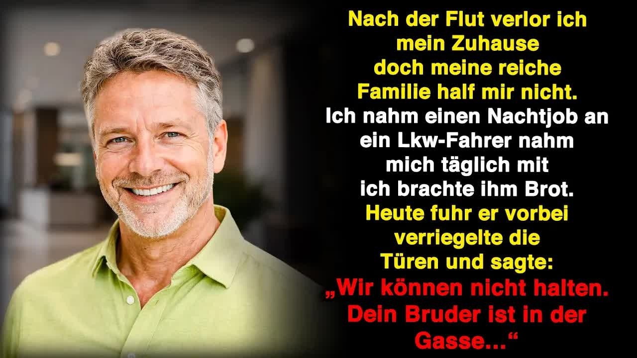 Meine Familie ließ mich fallen, doch ein Fahrer erkannte die Gefahr vor mir…