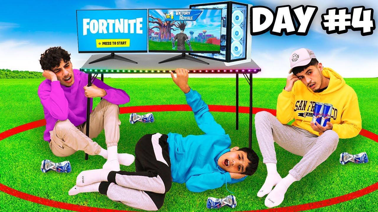 Last To Leave Circle While Playing Fortnite Wins $1,000 Challenge With Brothers!