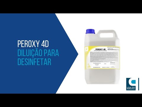 QUAL A DILUIÇÃO CORRETA PARA DEFINFETAR COM PEROXY 4D? | Dica do Profissional