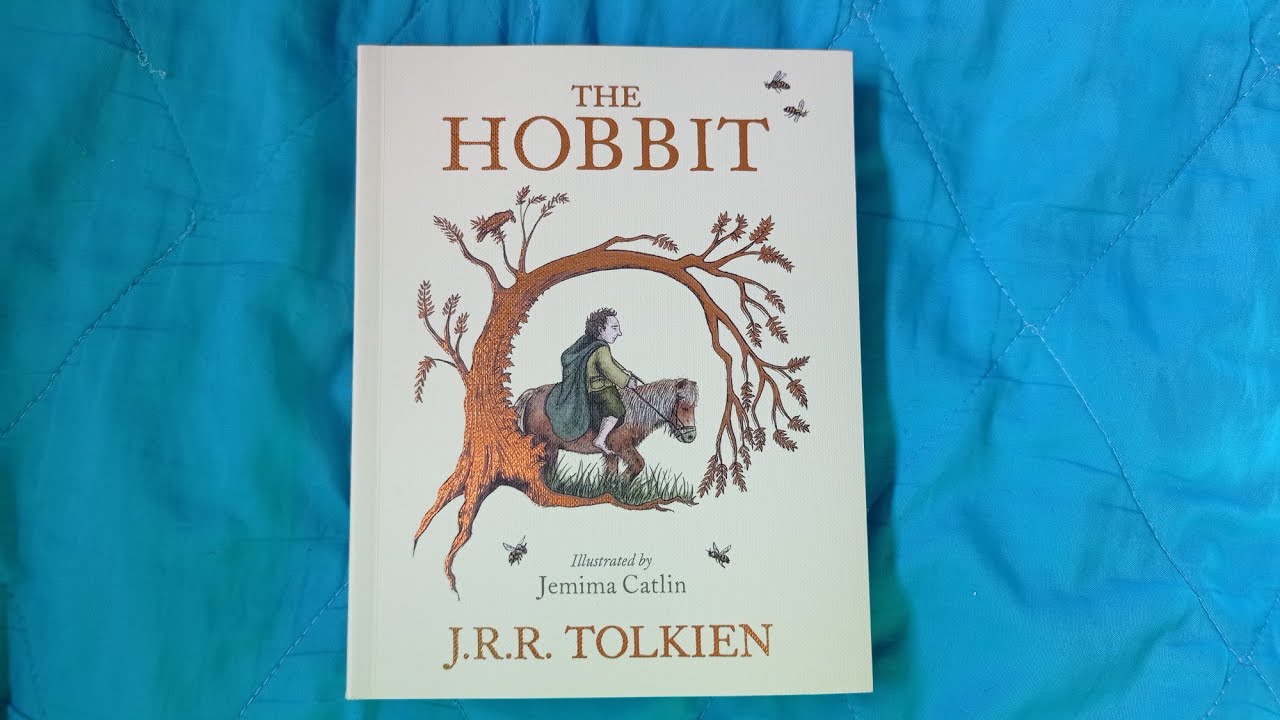 THE HOBBIT illustrated by Jemima Catlin paperback edition FULL FLIP