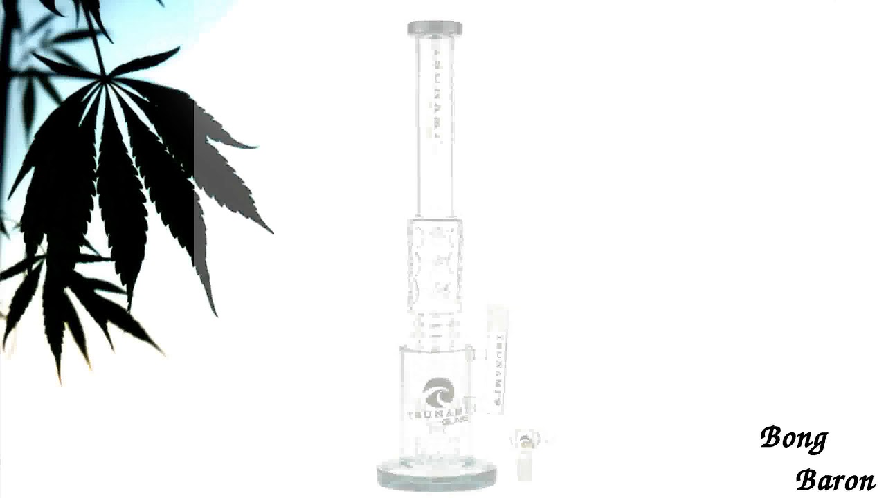 Tsunami Glass Double Drum Donut Perc Straight