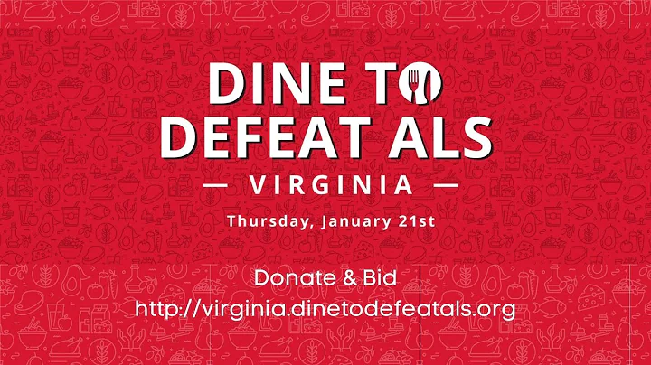 Dine to Defeat ALS Virginia Honoring Jill McGlaugh...
