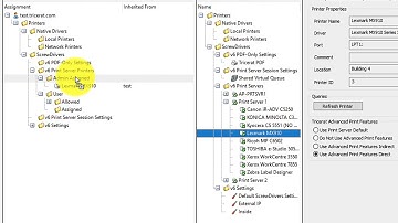 Simplify Printing - Assigning printers in console