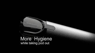 vida - open pod vape device, child-resistance closure(CRC) design and huge vapor.