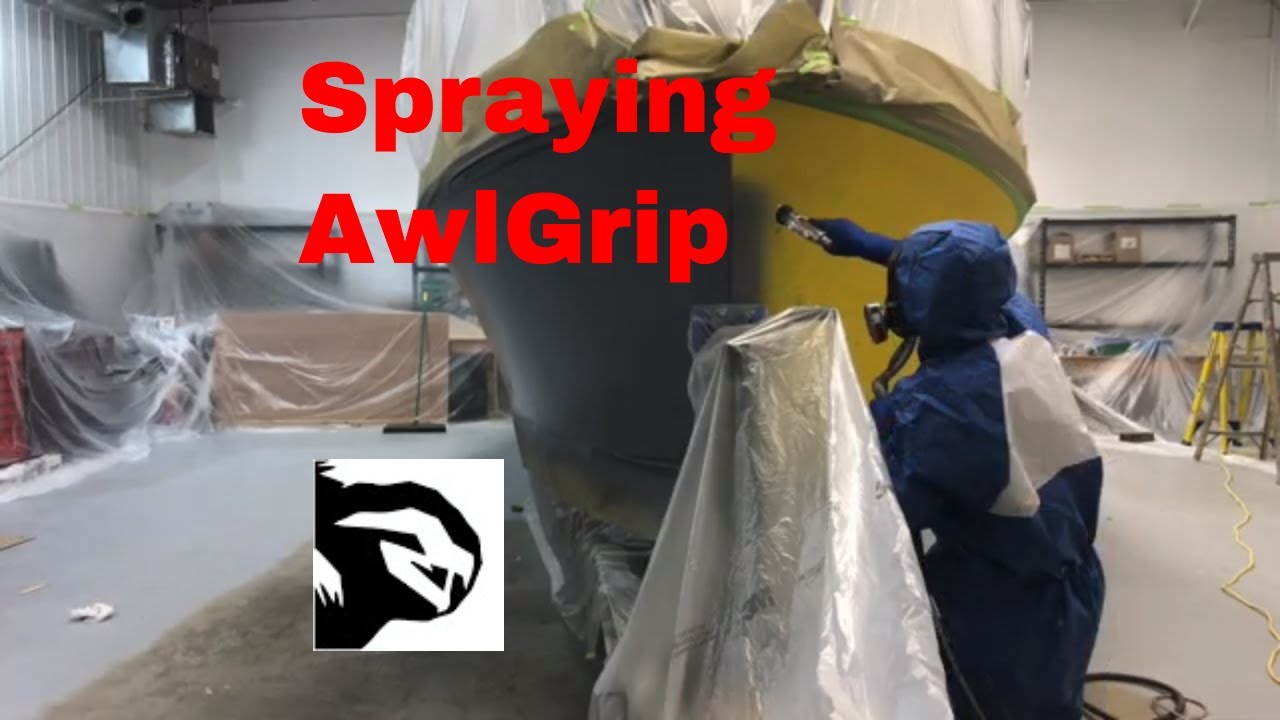 Spraying Awlgrip Paint YouTube