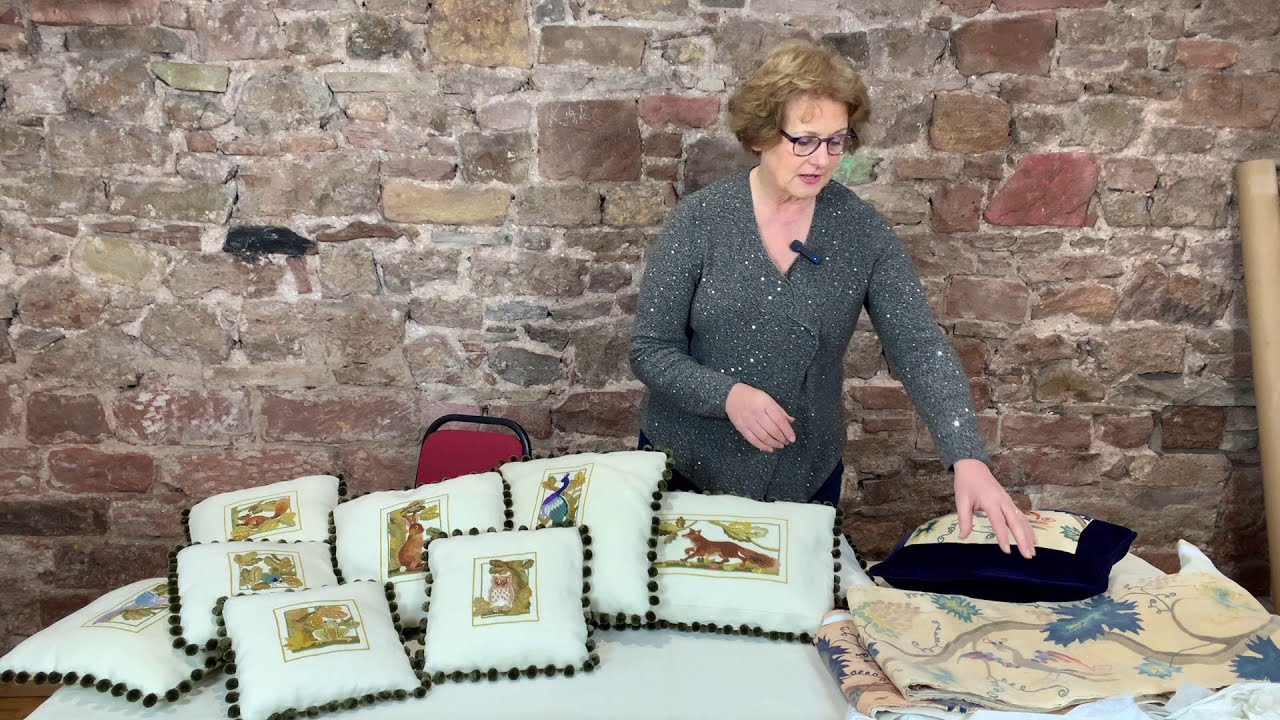 Sunday Antique Crewel Work Collection Video #34 - Colours of the Arts & Crafts Movement