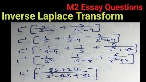 AP DIPLOMA || engineering mathematics 2 || inverse Laplace Transform problems in Telugu ||