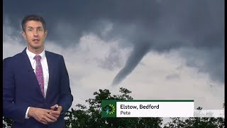 Weather images - 3 in 1 funnel clouds, aircraft turbulence & more (UK) - BBC&ITV - 11th May 2023 (b)