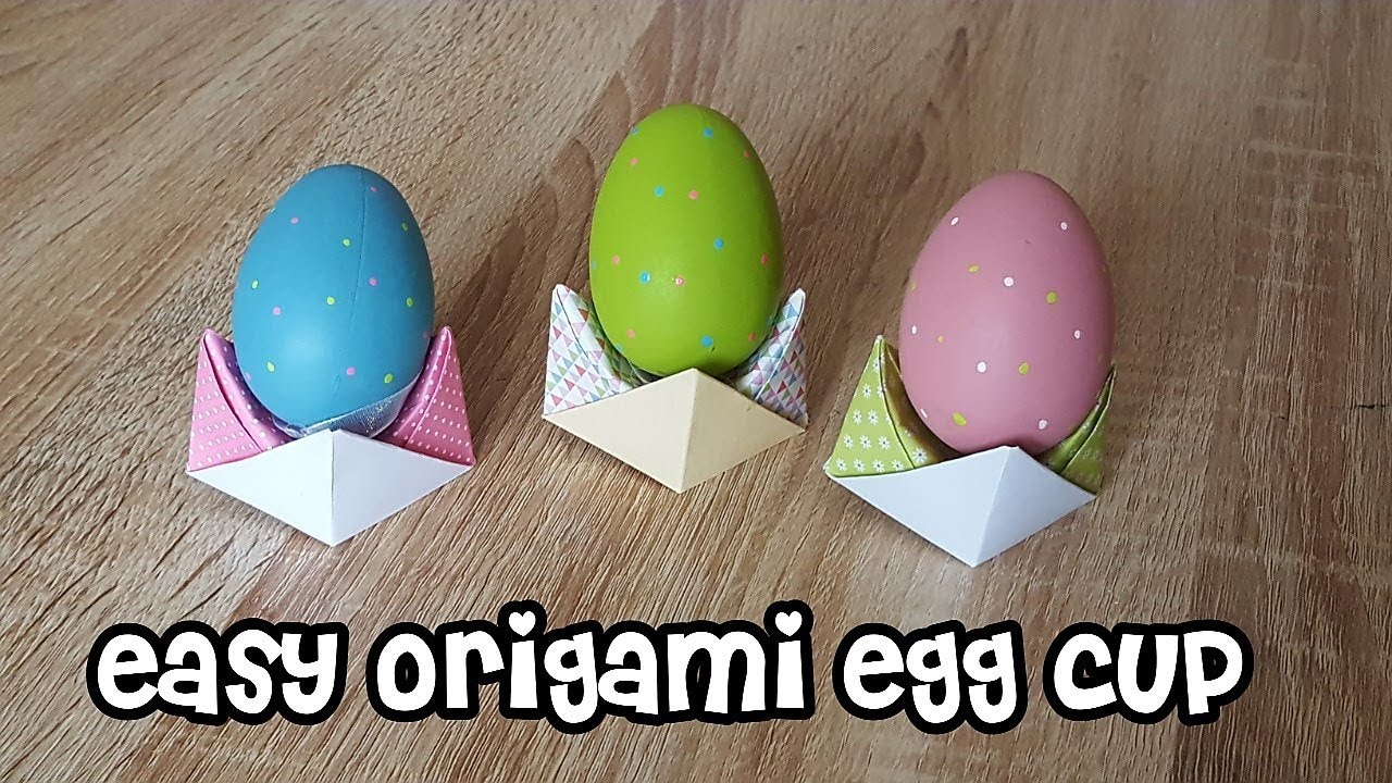 Einfache OrigamiEierbecher/ Easy Origami Egg Cup YouTube
