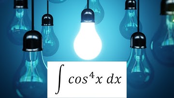Integration of cos^4x
