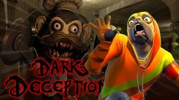 JaoKid plays Dark Deception AKA spooky Pac-Man monkey game