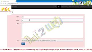 AICTE ATAL Online FDP on Blockchain Technology Day 1