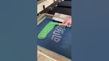 Screenprinting black t-shirts. #screenprinting