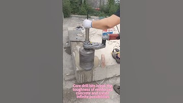 Diamond core drill bit a powerful tool for conquering reinforced concrete#HBKEEN tools