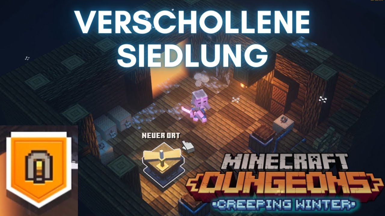 Gefrorener Fjord Verschollene Siedlung freischalten | Minecraft Dungeons Creeping Winter DLC