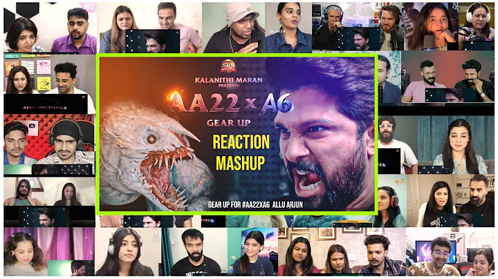 GEAR UP for AA22xA6 | - REACTION MASH UP  #alluarjun  | #atlee  | Sun Pictures