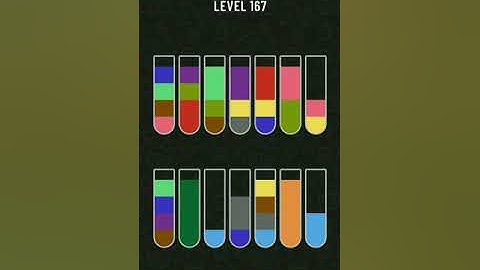 Water Sort Puzzle Level 167 - Step by Step Solution. Solved without using additional vials or undo