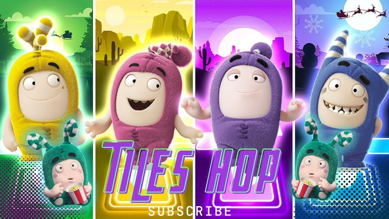 oddbods-tiles-hop-bubbles-vs-lulu-vs-newt-vs-jeff-play-together-in