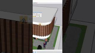 Creating a Vertical Lourvers in SketchUp Using JHS Power Bar
