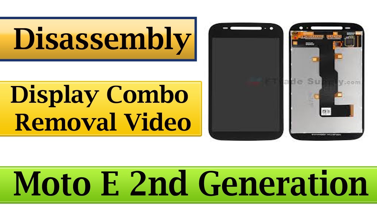 Moto E 2nd Generation Disassembly Youtube