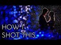 HOW I SHOT THIS | Off camera flash wedding portrait through a fountain