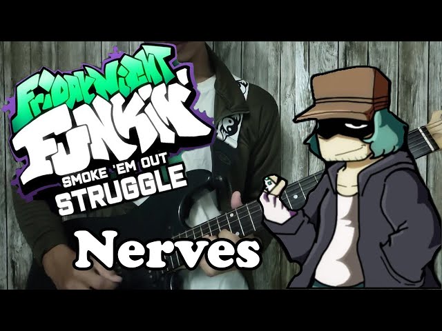 Friday Night Funkin Vs Garcello Mod by atsuover - Nerves (Guitar Cover)