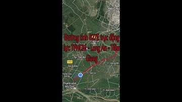 Đường tỉnh 827E (trục động lực TPHCM - Long An - Tiền Giang)- Hướng tuyến và phạm vi lộ giới