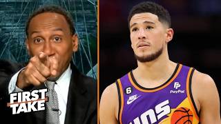 FIRST TAKE | "It's time to say goodbye to Booker!" - Stephen A on Thunder sweep Suns out of playoffs Wealth