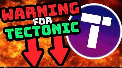 LAST CHANCE FOR TECTONIC! - URGENT UPDATE for ALL CRONOS Holders