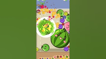 🍉 Funny Dancing Fruits! Merge, Boom & Smile — cutest fruit battle ever! 🍇🍓#Shorts #Watermelon #games